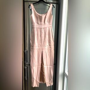 Crystal Siemens ice pink evening gown